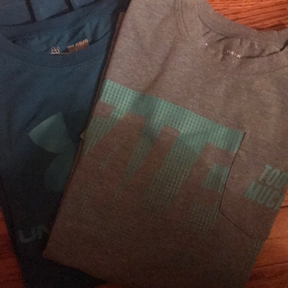Two under armour tees